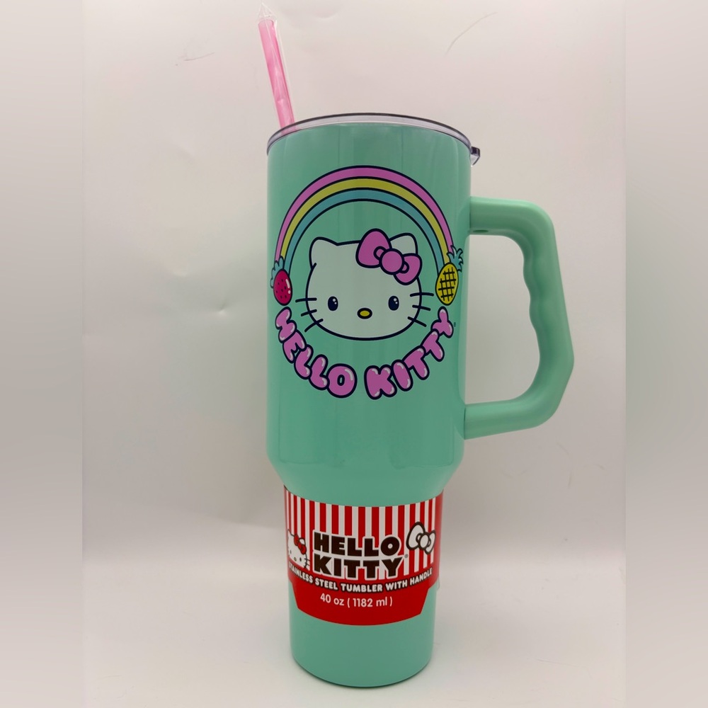 Hello Kitty Tropical Stainless Steel Tumbler 40 oz NWT